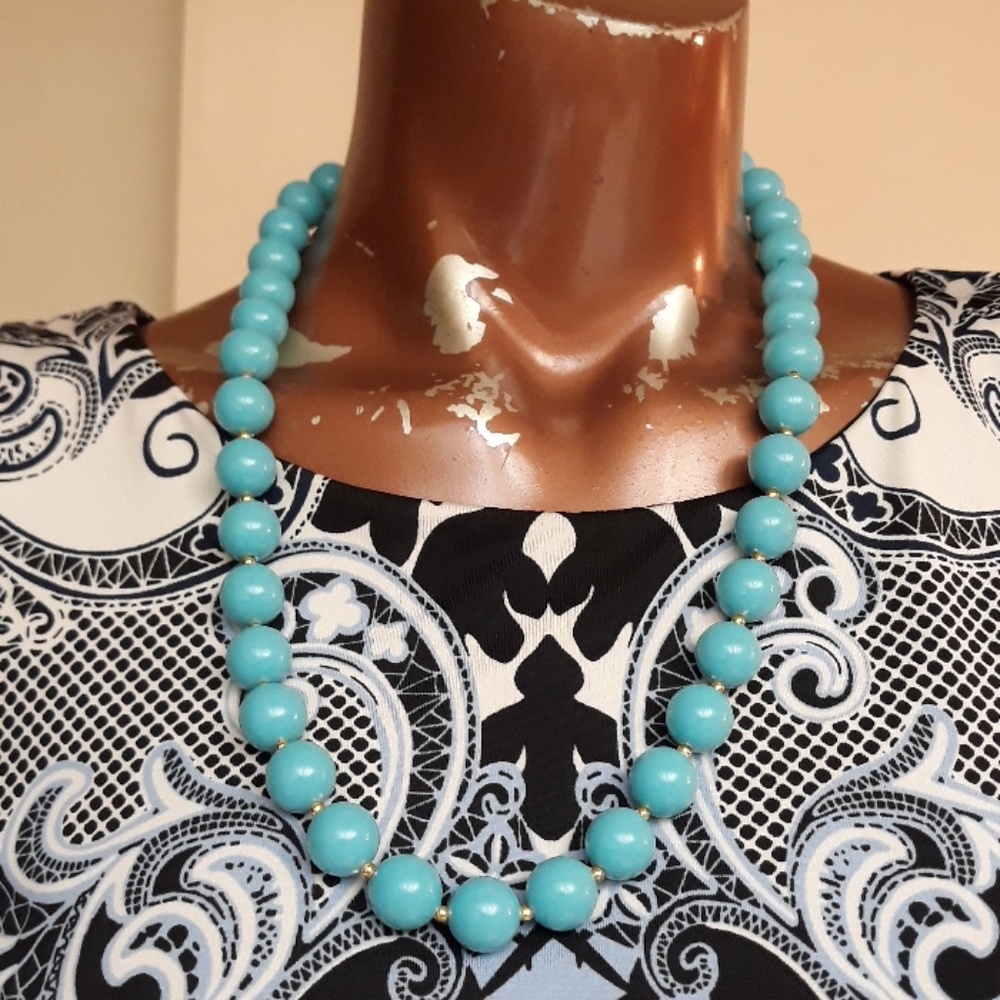 Vintage Turquoise Barbie Beads